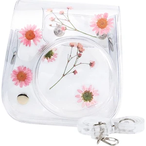 Instax Mini 11 9 8 için Kamera Kılıfı - Pembe (Yurt Dışından)