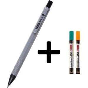 1.3 mm Kalem Ucu 2'li + Mikro MP-620 Versatil Kalem Seti Koyu Gri