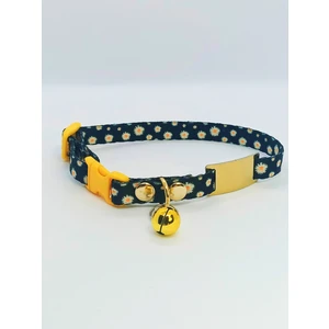 Pet Love Forever Papatya Desenli İsimli Kedi Tasması 19-32 cm M