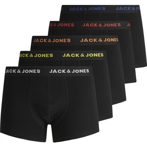 Jack & Jones 5'li Düz Renk Logolu Boxer