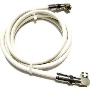 Crescent Digitürk Sıkmalı F Konnektörlü L Tipi Hazır Uydu Anten Baff Kablolu Rg7 A+++ Kalite 50 cm