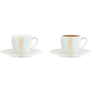 English Home Sali Porselen 2 Kişilik Kahve Fincan Takımı 100 ml Sedef