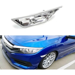 Honda Civic Fc5 Çamurluk Sinyali Sol Beyaz 2017 2022