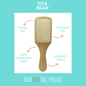 Vita Bear Strong Hair Bamboo Saç Fırçası