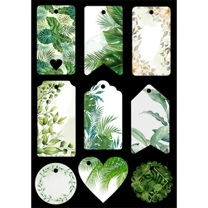 Tellgraf Özel Kesimli Hediye Paketi Sallanan Etiketi  50 Adet)