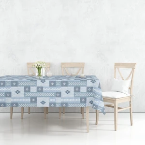 K&m Hometex Astarlı Silinebilir Pvc Muşamba Masa Örtüsü Kilim Desen