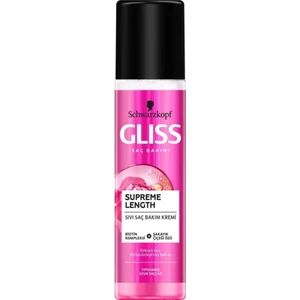 Schwarzkopf Gliss Supreme Length Uzun Saçlara Özel Durulanmayan Sivi Saç Kremi 200 ml