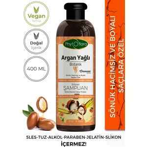 Tuzsuz Hassas Sönük Hacimsiz ve Boyalı Saçlara Özel Argan Yağlı Bitkisel Şampuan