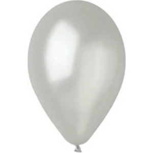 Bal10 Dünyası 12 Inç Metalik Gümüş Balon 20'li