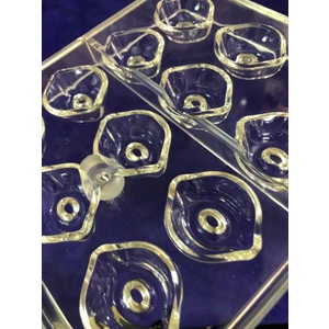 Polikarbon Çikolata Kalıbı 18LI CM3173 - Sert Plastik Çikolata Kalıbı
