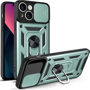 Shin-Wo iPhone 13 Mini Telefon Kılıfı Halka Tutuculu Slayt Kamera Kılıfı (Yurt Dışından)