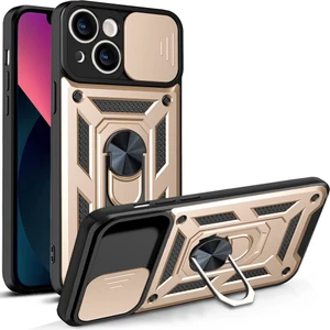 Shin-Wo iPhone 13 Mini Telefon Kılıfı Halka Tutuculu Slayt Kamera Kılıfı (Yurt Dışından)