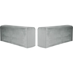 F Fityle 2 Adet Çıkarılabilir Kanepe Kol Koruyucu - Gri (Yurt Dışından)