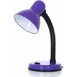 Spiralli Retro Öğrenci Çalışma Masa Lambası (Mor)