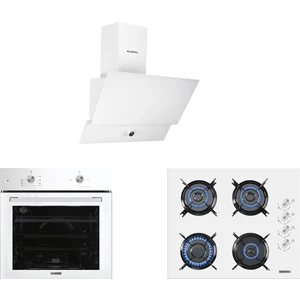 Home Beyaz Ankastre Set (DA6-830 + KO-40TAHDF + B66-S2/A66-S2)