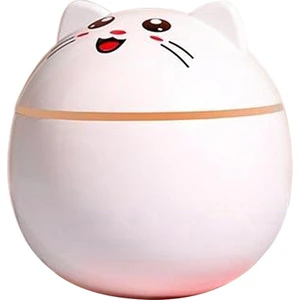 F Fityle Nemlendirici Hava Arıtma Ultrasonik Aroma Difüzör LED USB Lamba 300ML Beyaz (Yurt Dışından)