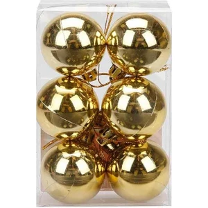 Asılabilir Yılbaşı Yeniyıl Ağacı Süsü 4cm Top Altın Christmas Tree Ornaments