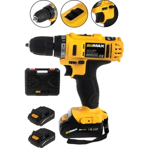 Germany Style  58V  Samsung Çift Akülü Şarjlı Vidalama Matkap Seti 5 Ad Titanyum Uç