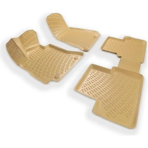 Audi A4 B9 2016 Sonrası 3D Havuzlu Bej Paspas