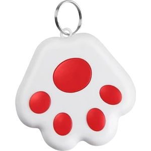 Akıllı Köpek Kedi Mini Gps Izci Cihazı Uygulaması Anti-Kayıp Bluetooth Kırmızı (Yurt Dışından)