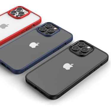 Kzy Apple iPhone 13 Pro Kapak Arkası Şeffaf Kenarları Renkli Fiyatı