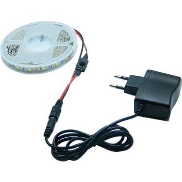 Smyrna Adaptörlü ve Açma-Kapama Anahtarlı Şerit LED Seti 12V Fiyatı