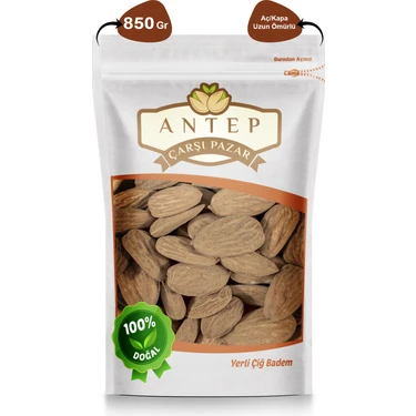 Antep Çarşı Pazar Çiğ Badem Yerli Yeni Mahsul Jumbo  850