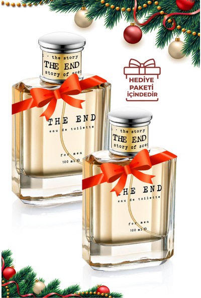 The End Yılbaşı Özel Edt Erkek Parfüm Seti 100 ml x 2 Adet