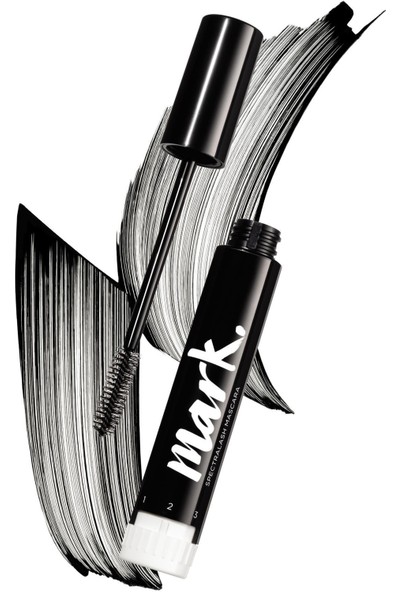 Avon Mark Spectra Lash Kademeli Siyah Maskara Siyah Göz Kalemi ve Besleyici Dudak Yağı Paketi