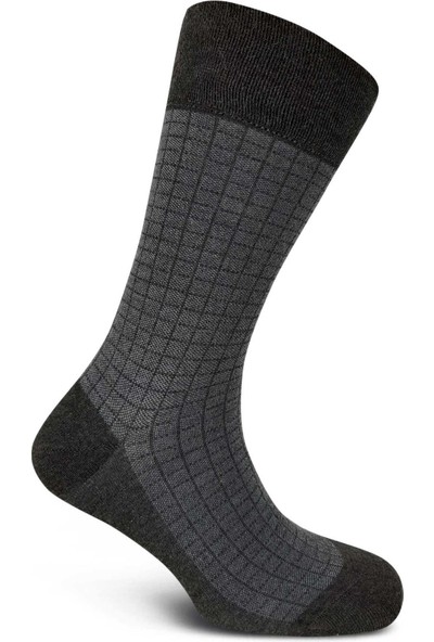 Pola Batı Bambu Erkek Soket Çorap (12 Adet)