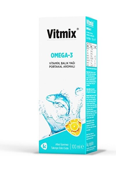 Vitmix Omega 3 Balık Yağı Vitaminli Şurup 100 ml