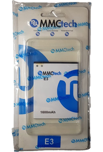 Mmctech Cep Telefon Samsung E3 Batarya