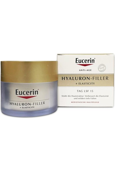 Eucerin Hyaluron Filler + Elasticity SPF15 Gündüz Bakım Kremi 50ML