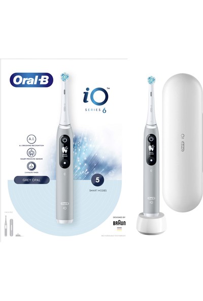 Oral-B iO - 6 Şarjlı Diş Fırçası Gri