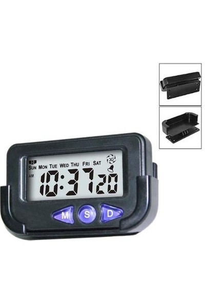 MasterCar Kenko KK613D Kronometre & Dijital Alarmlı Masa ve Araba Saati
