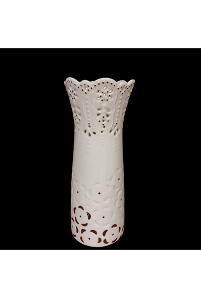 Dolce Mariee Destello Bone China Vazo 10 x 27 cm
