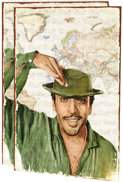 Hayal Poster Sadri Alışık Yeşilcam Ahşap Retro