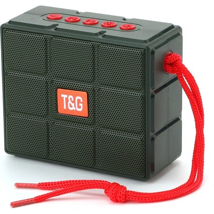 TG311 LED El Feneri Taşınabilir Bluetooth Hoparlör Yeşil (Yurt Dışından)
