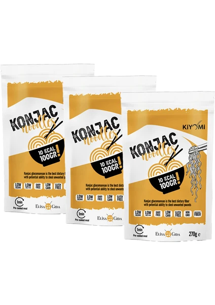 Shirataki Konjac Noodle - 270  gr x 3'lü