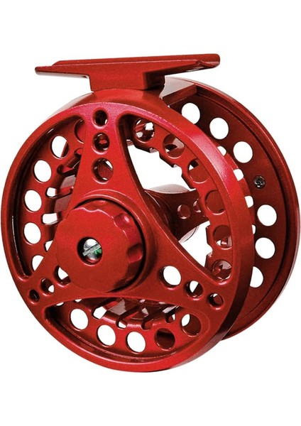 Alüminyum Alaşımlı Fly Fishing Reel 5/6, 7/8, 9/10 Ağırlık 2 + 1 Rulmanlar 85MM Kırmızı