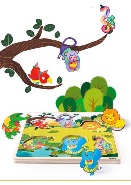 Çocuk Puzzle 10 Parça (Yurt Dışından) fırsatları