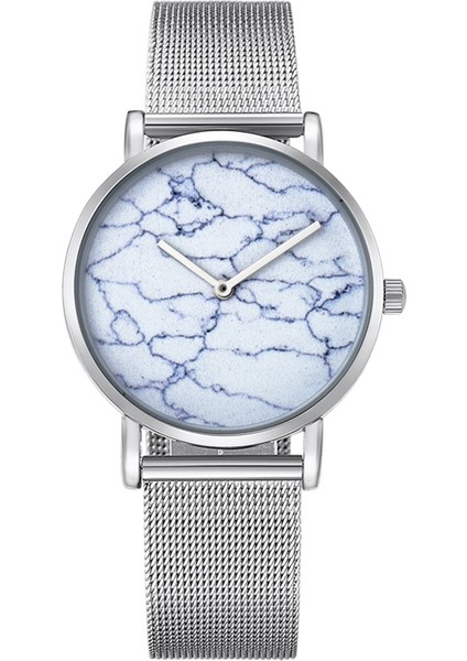 6812 Kelebek Desen Alaşım Kuvars Hareketi Izle Gümüş (Yurt Dışından)