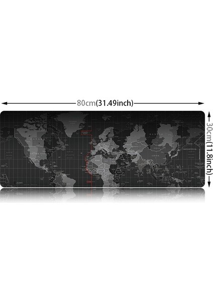 80 x 30 cm Kaymaz Yumuşak Kauçuk Oyunu Mouse Pad (Yurt Dışından)