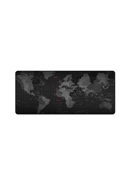 Büyük Kauçuk Mouse Pad, Boyut: 800X300MM (Dünya Haritası) (Yurt Dışından)