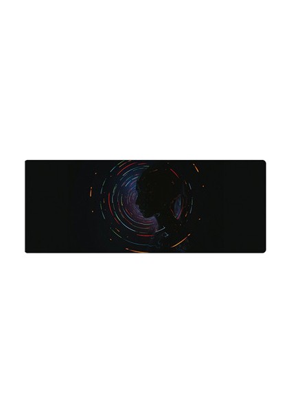 El Boyaması Fantezi Desen Mouse Pad, Boyutu: 400 x 900 x 4mm Dikiş (6 Yıldız ve Siz) (Yurt Dışından)