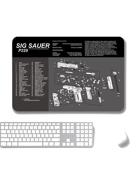 2 Adet Isı Transferi Kaymaz Tek Taraflı Ofis Oyun Mouse Pad 2mm (SPS-SIGP229) (Yurt Dışından)