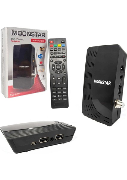 DSR-6500HD Mini Full HD Uydu Alıcı 2xUSB