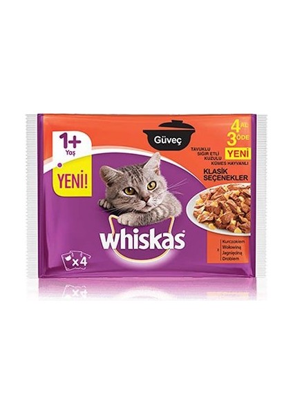 Pouch Güveç Klasi̇k Kedi Konservesi 85 G 4'lü
