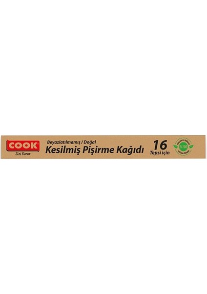 Doğal Pişirme Kağıdı 16 Tepsi