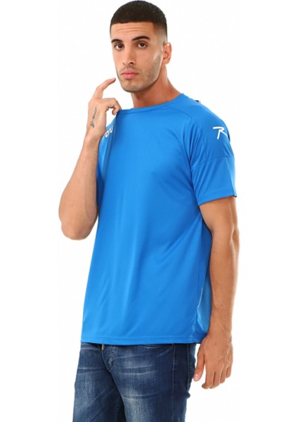 Erkek Basic T-Shirt Grıllus Saks